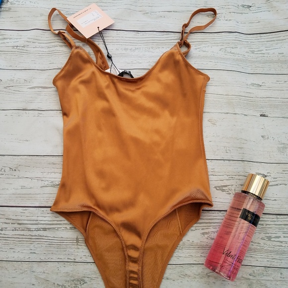 Missguided Other - New One Piece Body Suit Gold MissGuided US 8
